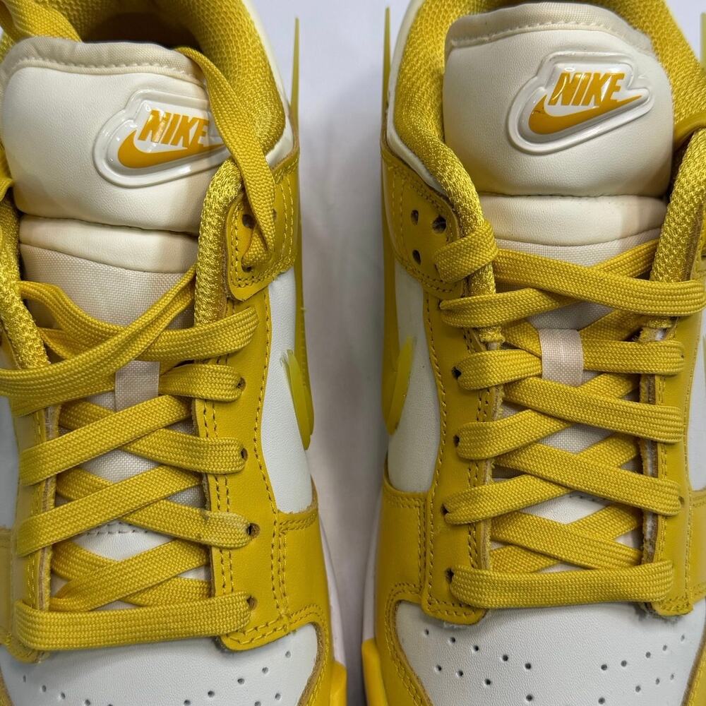 Nike Dunk Low Twist Sneakers Women’s 8.5 Yellow White Leather Shoes NWOB - Picture 10 of 10